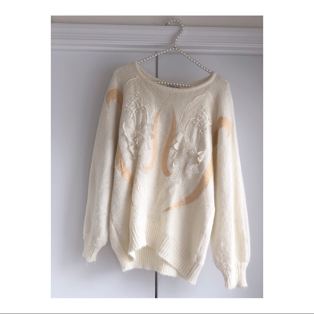 🌻VINTAGE🌻 Acrylic sweater